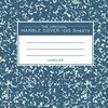 Roaring Spring Paper Products Composition Book, Unruled, 100 Sheets, 9.75in. x 7.5in., Blue Marble, 6PK 77261
